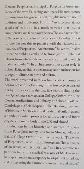 Porphyrios Associates: Recent Works