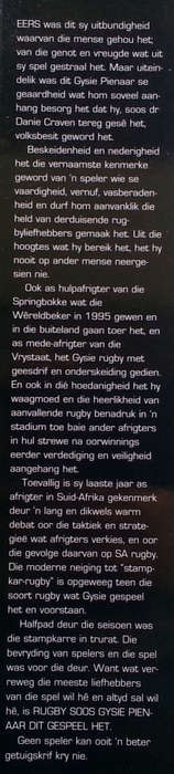 Gysie (Inscribed by Gysie Pienaar) | Herman le Roux