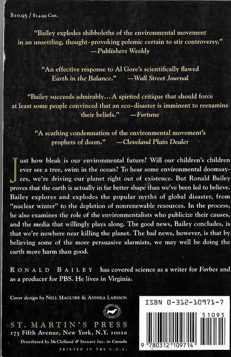 Eco scam (The false prophets of ecological Apocalyse ) | Ronald Bailey
