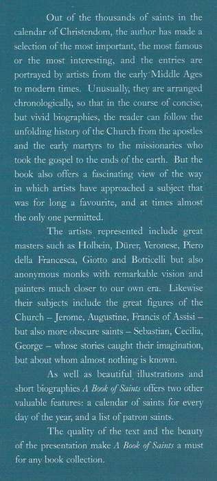 A Book of Saints | James Cochrane