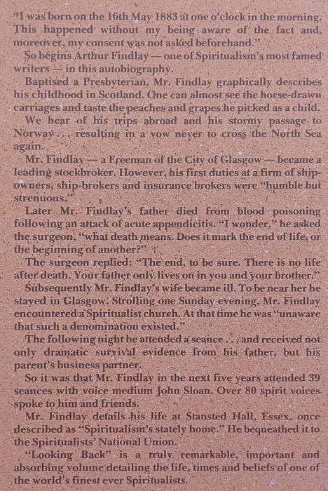 Looking Back: The Autobiography of a Spiritualist | Arthur Findlay