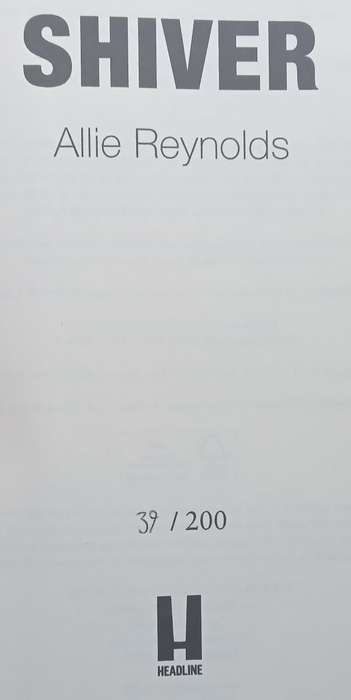 Shiver (Limited Edition Proof Copy) | Allie Reynolds