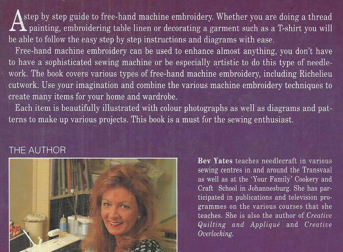 Creative Machine Embroidery (Inscribed by Author) | Bev Yates