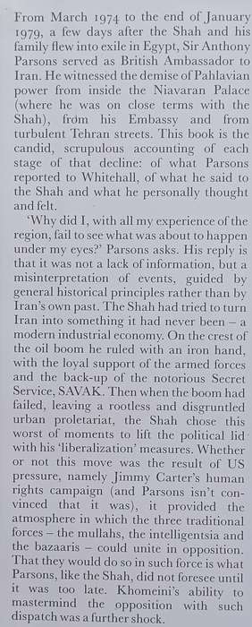 The Pride & the Fall: Iran, 1974-1979 | Anthony Parsons