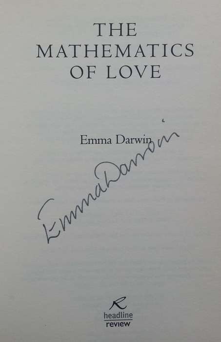 The Mathematics of Love (Signed by Author) | Emma Darwin