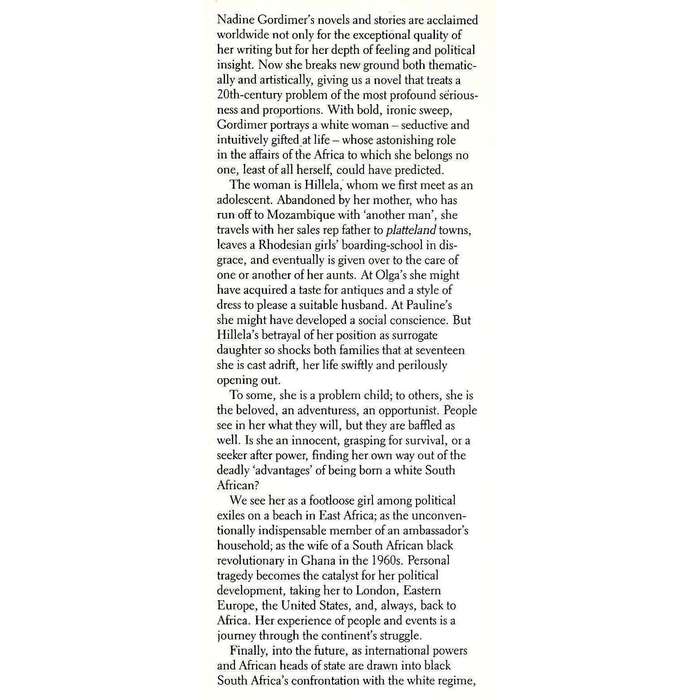 A Sport of Nature (Signed by Author) | Nadine Gordimer