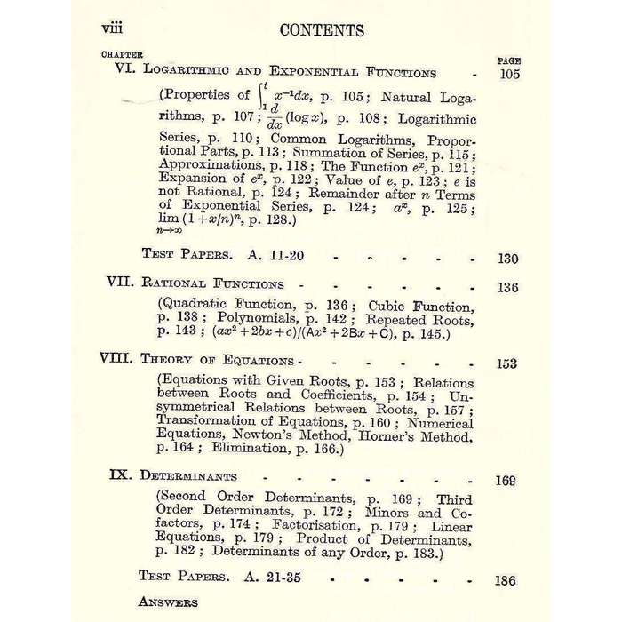 Advanced Algebra, Volume 1 | Clement V. Durell