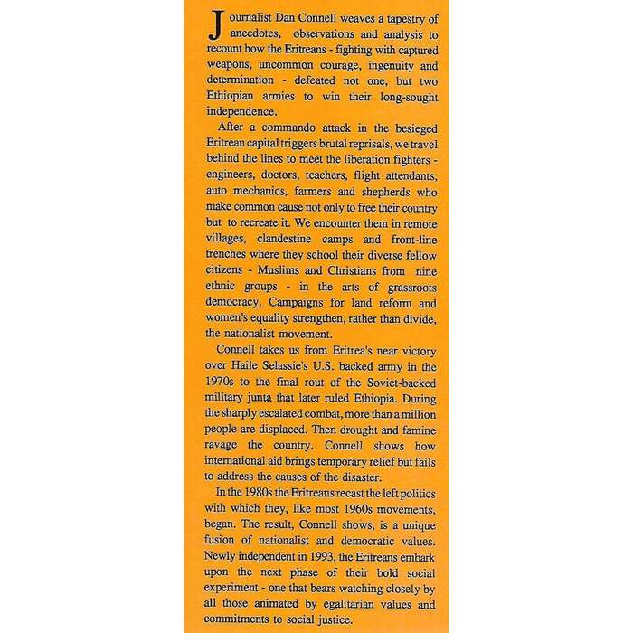 Against All Odds: A Chronicle of the Eritrean Revolution (Incribed by Author) | Dan Connell