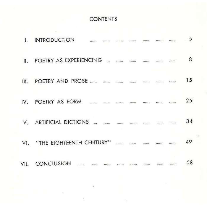 An Essay on Poetic Diction | Trevor Whittock