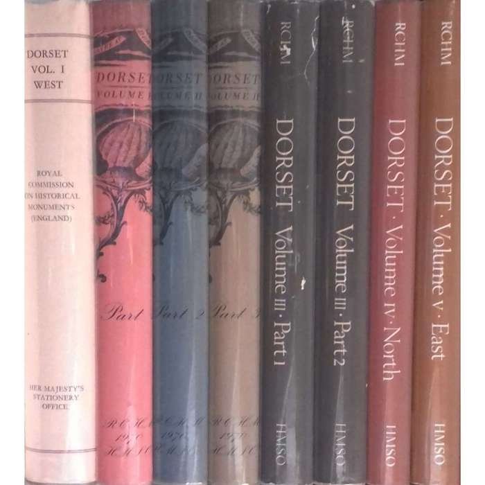 An Inventory of the Historical Monuments in the County of Dorset (Complete in 8 Volumes)