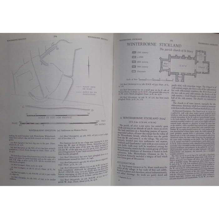 An Inventory of the Historical Monuments in the County of Dorset (Complete in 8 Volumes)