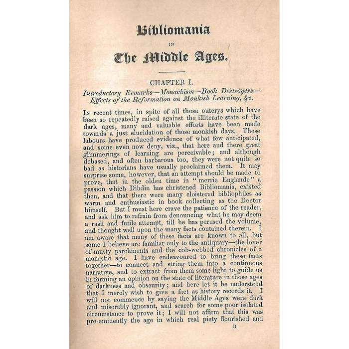 Bibliomania in the Middle Ages | F. Somner Merryweather (1849)