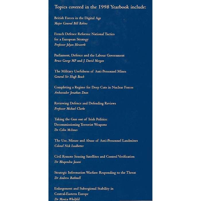 Brassey's Defence Yearbook 1998