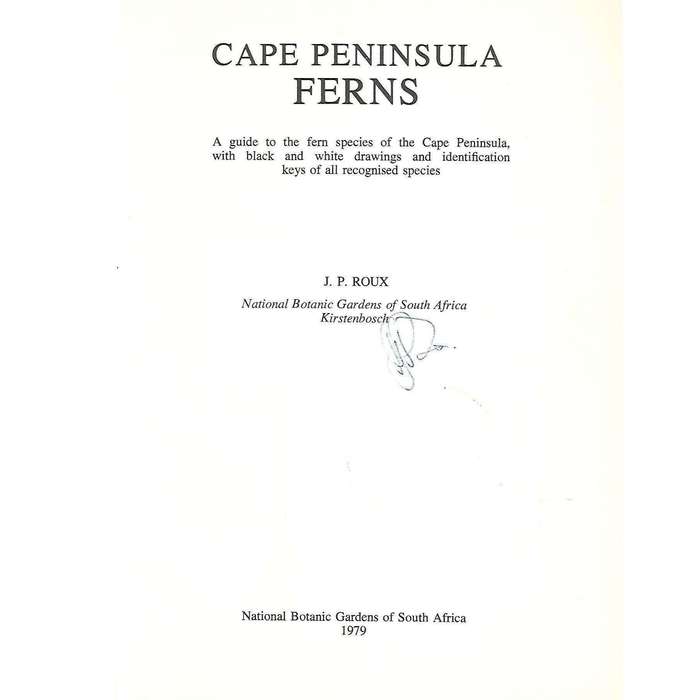 Cape Peninsula Ferns | J. P. Roux