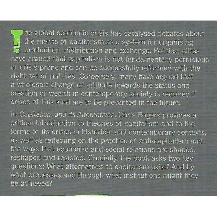 Capitalism and its Alternatives | Chris Rogers