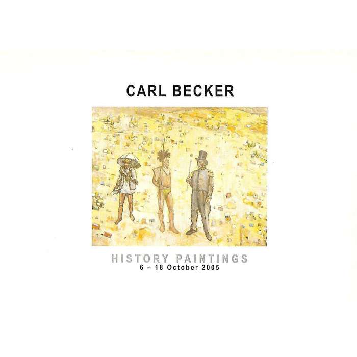 Carl Becker: History Paintings (Invitation to the Exhibition)