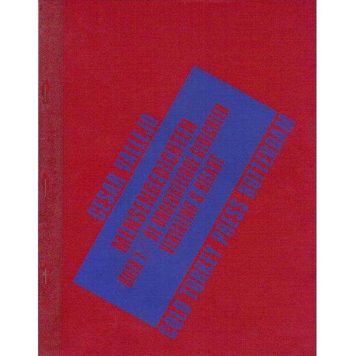 Cesar Vallejo: Mensengedichten, Boek 1 (German Edition) | De Ongedateerde Gedichten | Gerard Belart