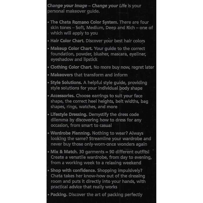 Change Your Image, Change Your Life: Your Personal Makeover Guide | Chata Romano
