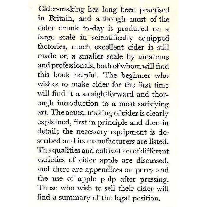 Cider Making | A. Pollard & F. W. Beech