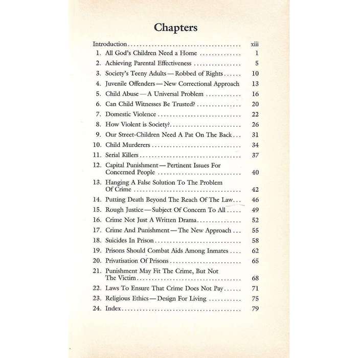 Crime Problem: Is there a Solution? (Inscribed by Author) | Fanny A. Gross