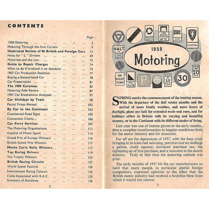 Daily Mail Motoring Guide 1958