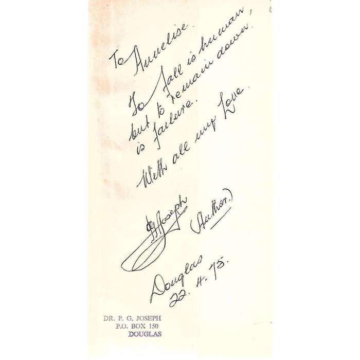Diary of a Country Doctor (Inscribed by the Author) | P. G. Joseph