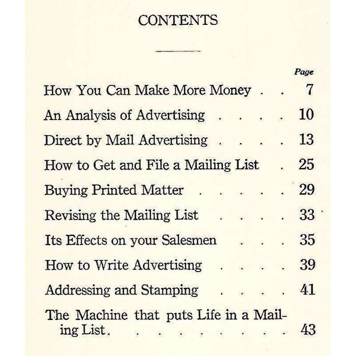 Direct by Mail Advertising | H. P. Elliott