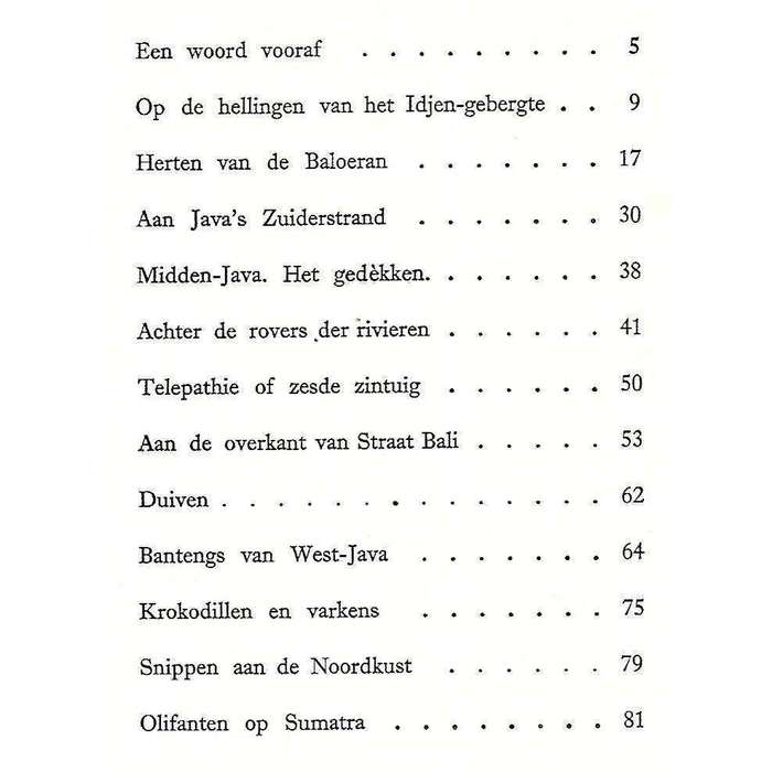 Edelwild in de Archipel (Dutch) | W. Baerveldt