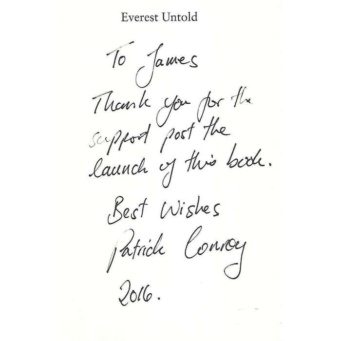 Everest Untold: Diaries from the First South African Expedition (Inscribed by Auhtor) | Patrick C...