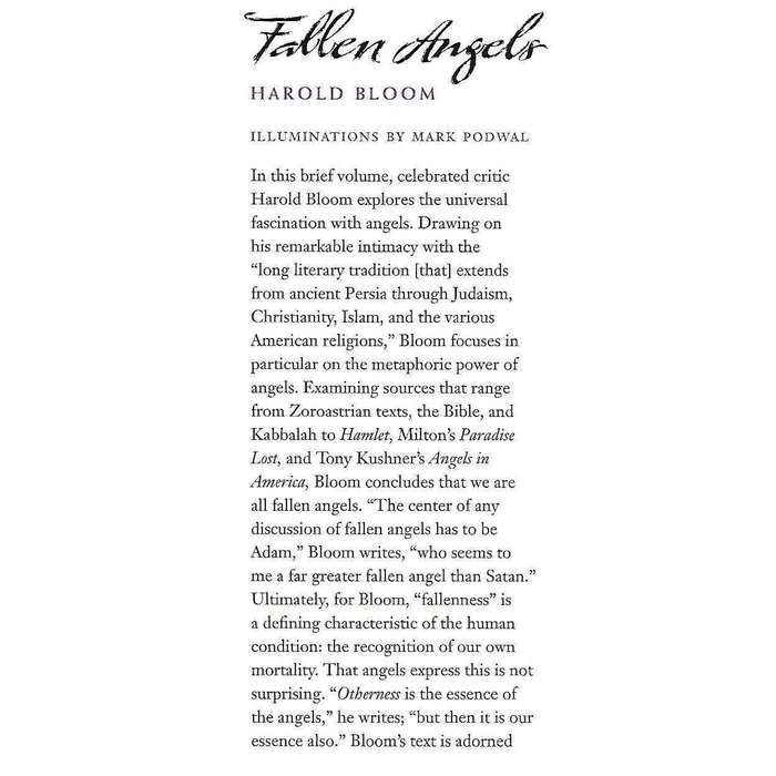 Fallen Angels | Harold Bloom