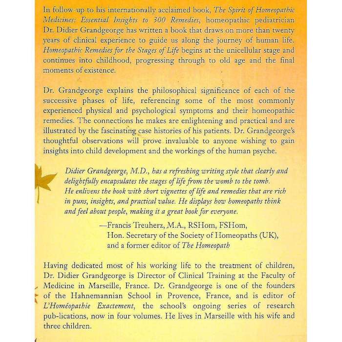 Homeopathic Remedies for the Stages of Life: Infancy, Childhood, and Beyond | Didier Grandgeorge