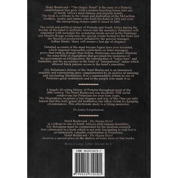 Hotel Boulevard: "The Happy Hotel" (Signed by Author and Others) | Eric Bolsmann
