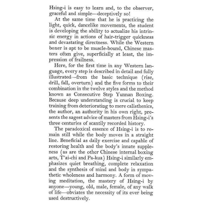 Hsing-I: Chinese Mind-Body Boxing | Robert W. Smith