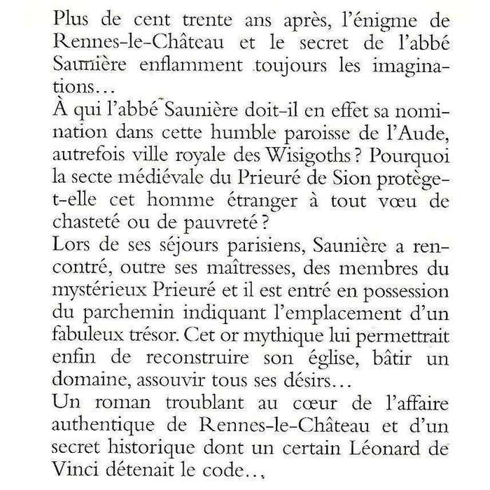 Le secret de l'abbe Sauniere (French) | Jean-Michel Thibaux