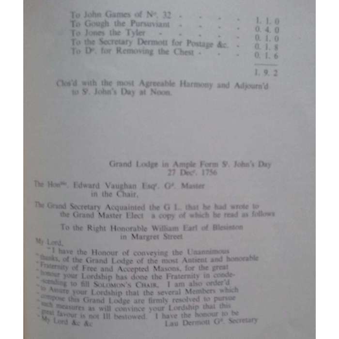 Masonic Reprints of the Quatuor Coronati Lodge, No. 2076, London: Vols. 11-12 (1958-1960)