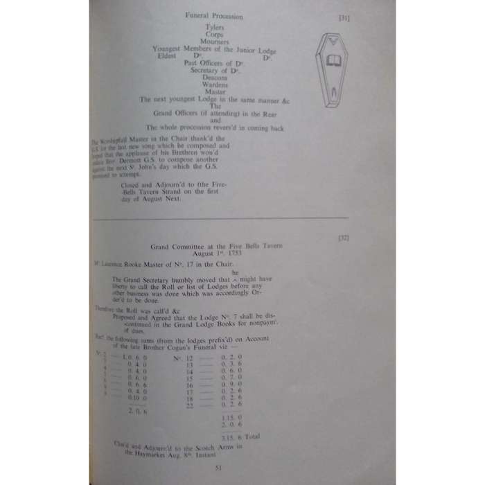 Masonic Reprints of the Quatuor Coronati Lodge, No. 2076, London: Vols. 11-12 (1958-1960)