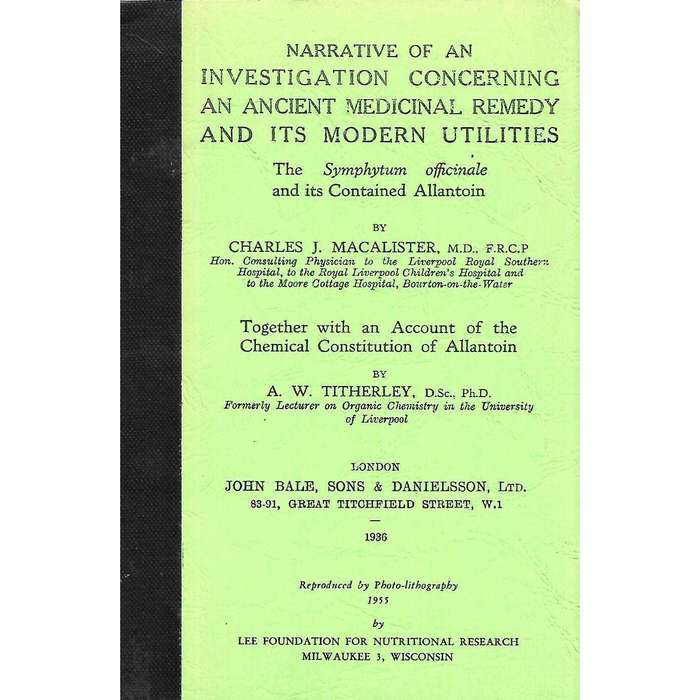 Narrative of an Investigation Concerning an Ancient Medicinal Remedy and its Modern Utitilies | C...