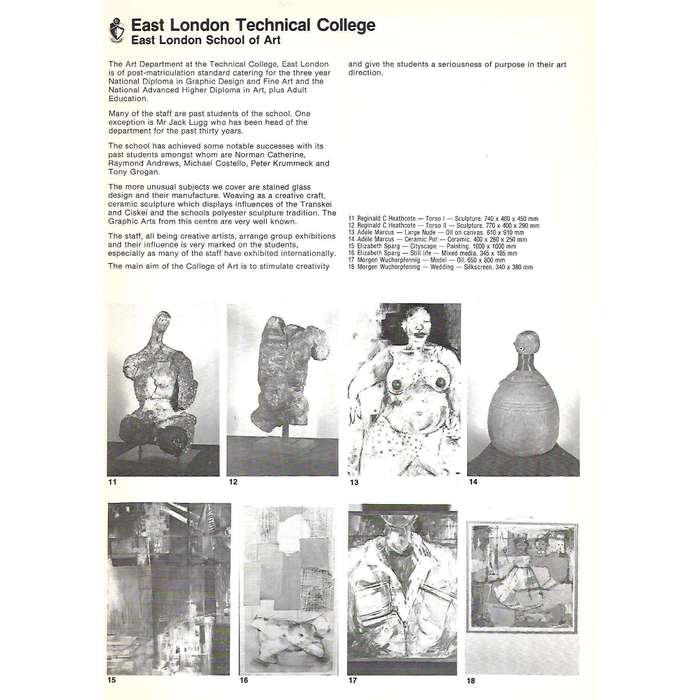 National Fine Arts Student Exhibition (Catalogue of Exhibition September, 1982) | Diana L. Newman...