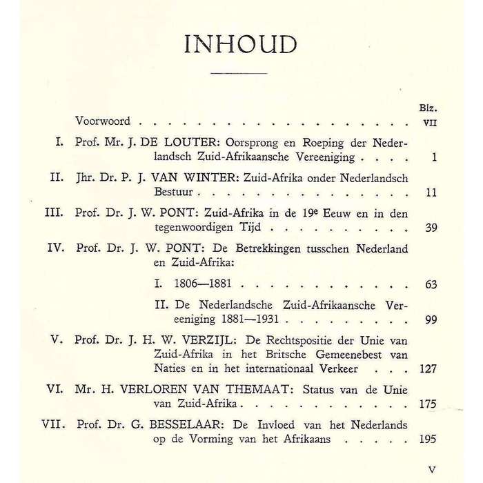 Nederland - Zuid-Afika (Commemorative Volume)