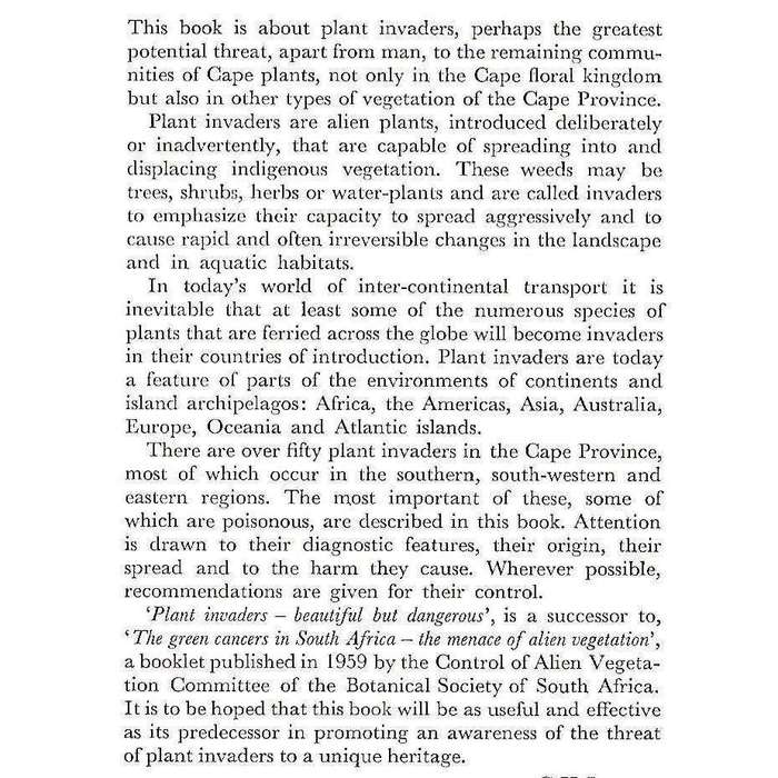 Plant Invaders: Beautiful, But Dangerous | C. H. Stirton (Ed.)