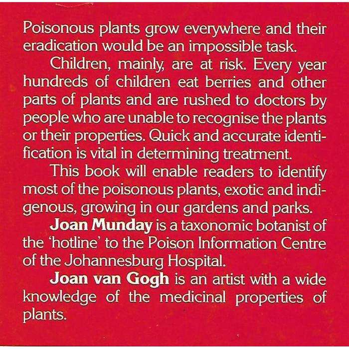 Poisonous Plants in South African Gardens and Parks: A Field Guide | Joan Munday
