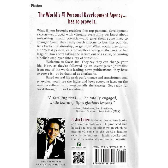 Quest, Inc. : Can you Buy a New Life? (Inscribed by Author) | Justin Cohen