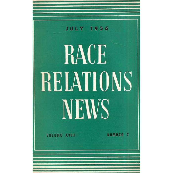 Race Relations News (Vol. 18, No. 7)