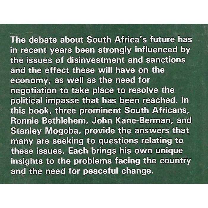 Sanctions and the Alternatives | Stanley Mogoba, et al.