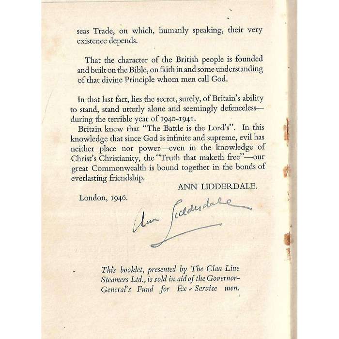 Springbok Library (Signed by Ann Lidderdale)