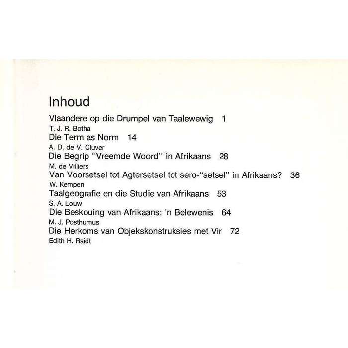 Studies oor die Afrikaanse Letterkunde en Taal, 1875-1975 (In Two Volumes)