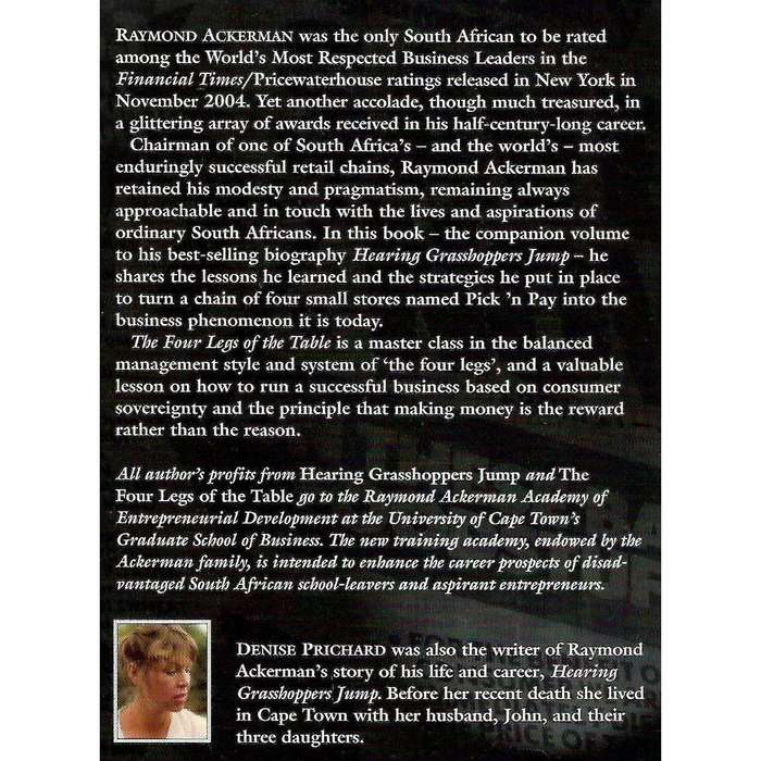 The Four Legs of the Table (Inscribed by Author) | Raymond Ackerman & Denise Prichard