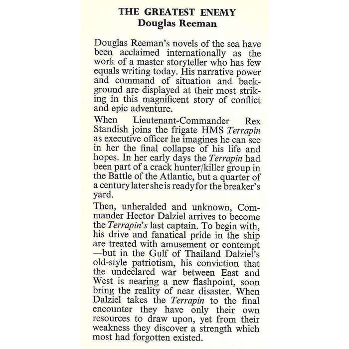 The Greatest Enemy | Douglas Reeman