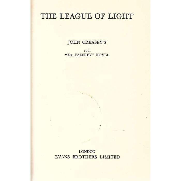 The League of Light | John Creasey
