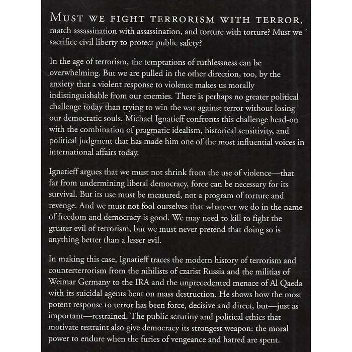 The Lesser Evil: Political Ethics in an Age of Terror (Possibly Inscribed by Author) | Michael Ig...
